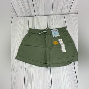 Girls' Rolled Hem Pull-On Woven Shorts - Cat & Jack